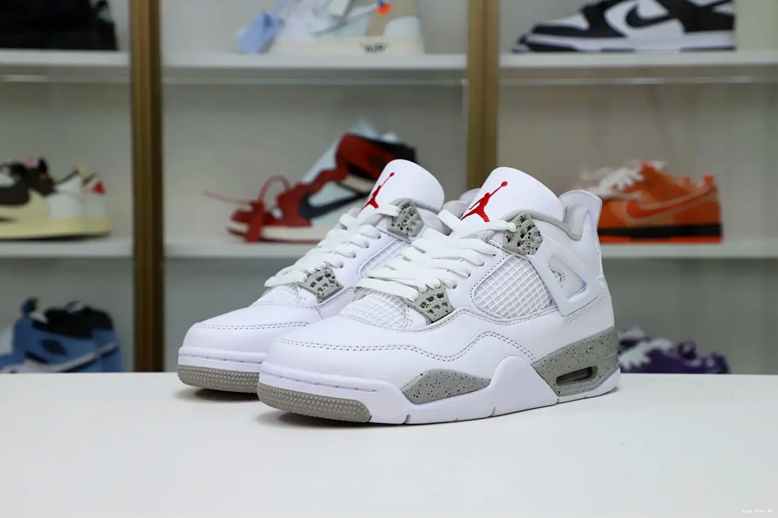 AIR JORDAN 'WHITE 4 OREO' RETRO Kimikick 0720